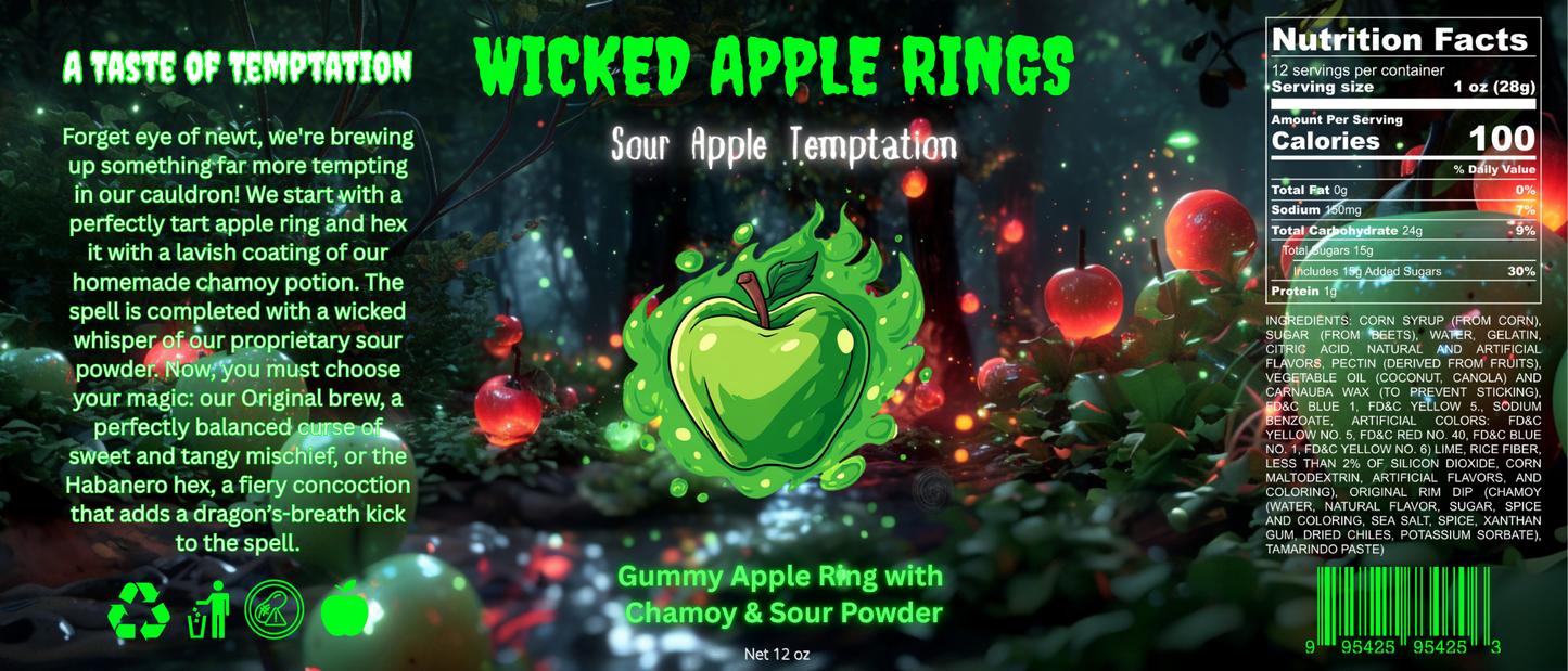 Wicked Apple Rings